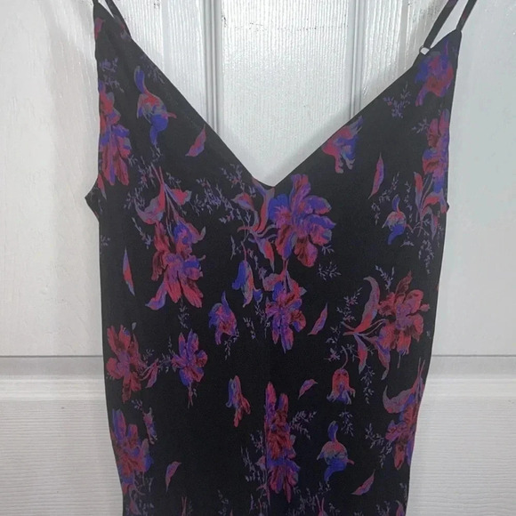 Rag & Bone - Mallory slip EUC long spaghetti strap dress adjustable strap floral - Picture 4 of 13